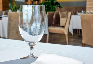 interior of a fine restaurant